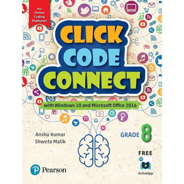 Click Code Connect |Class 8| First Edition|By Pearson - Walmart.com