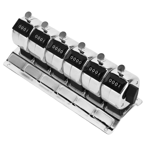 Click Counter Pitch Counter Tally Counter 4 Digit Display with Reset Knob for People Inventory Management