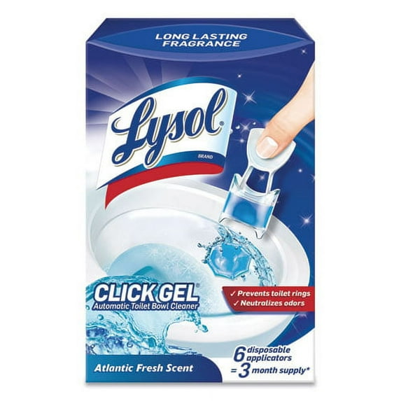 Click Gel Automatic Toilet Bowl Cleaner, Ocean Fresh, 6/box, 4 Boxes/carton | Bundle of 2 Cartons