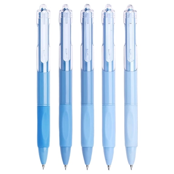 Click Gel Pens, 0.7mm Point Black Gel Ink For Home Office, Smooth Writing For Journaling And Note Taking, Comfortable Retractable Design (Blue ,16)