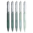 thumbnail image 1 of Click Gel Pens, 0.7mm Point Black Gel Ink For Home Office, Smooth Writing For Journaling And Note Taking, Comfortable Retractable Design (Green ,16), 1 of 9