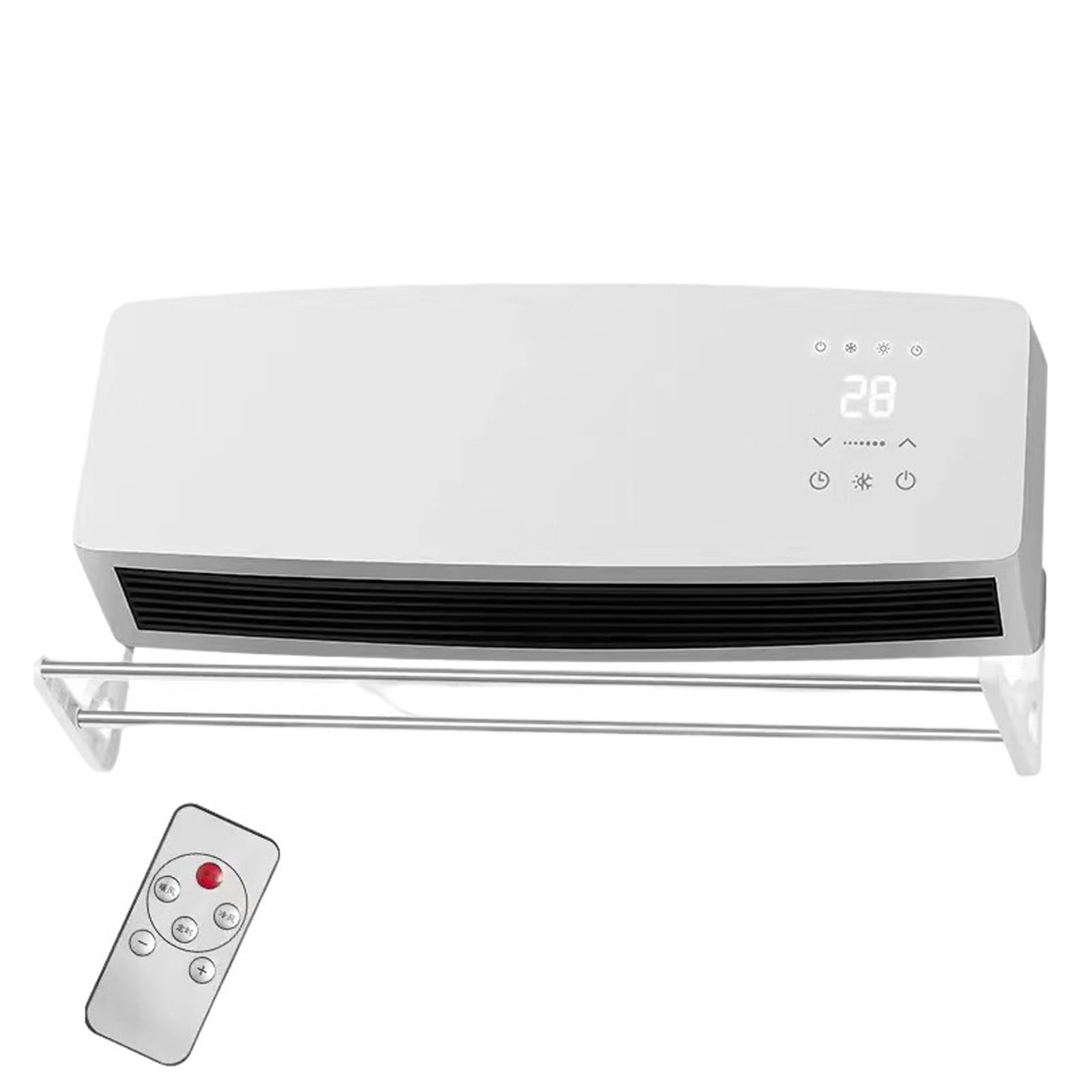 Click Heaters Set Space Heater with Auto Turn on Q Max Fan Space Heater