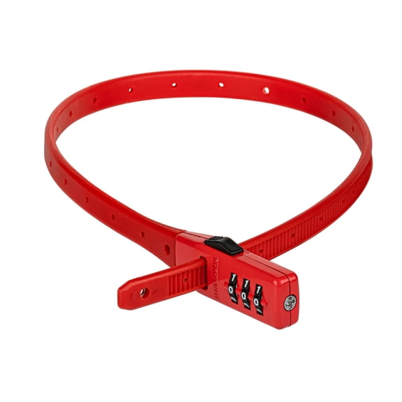 Click Lock Combo Lock, 530 mm, rojo