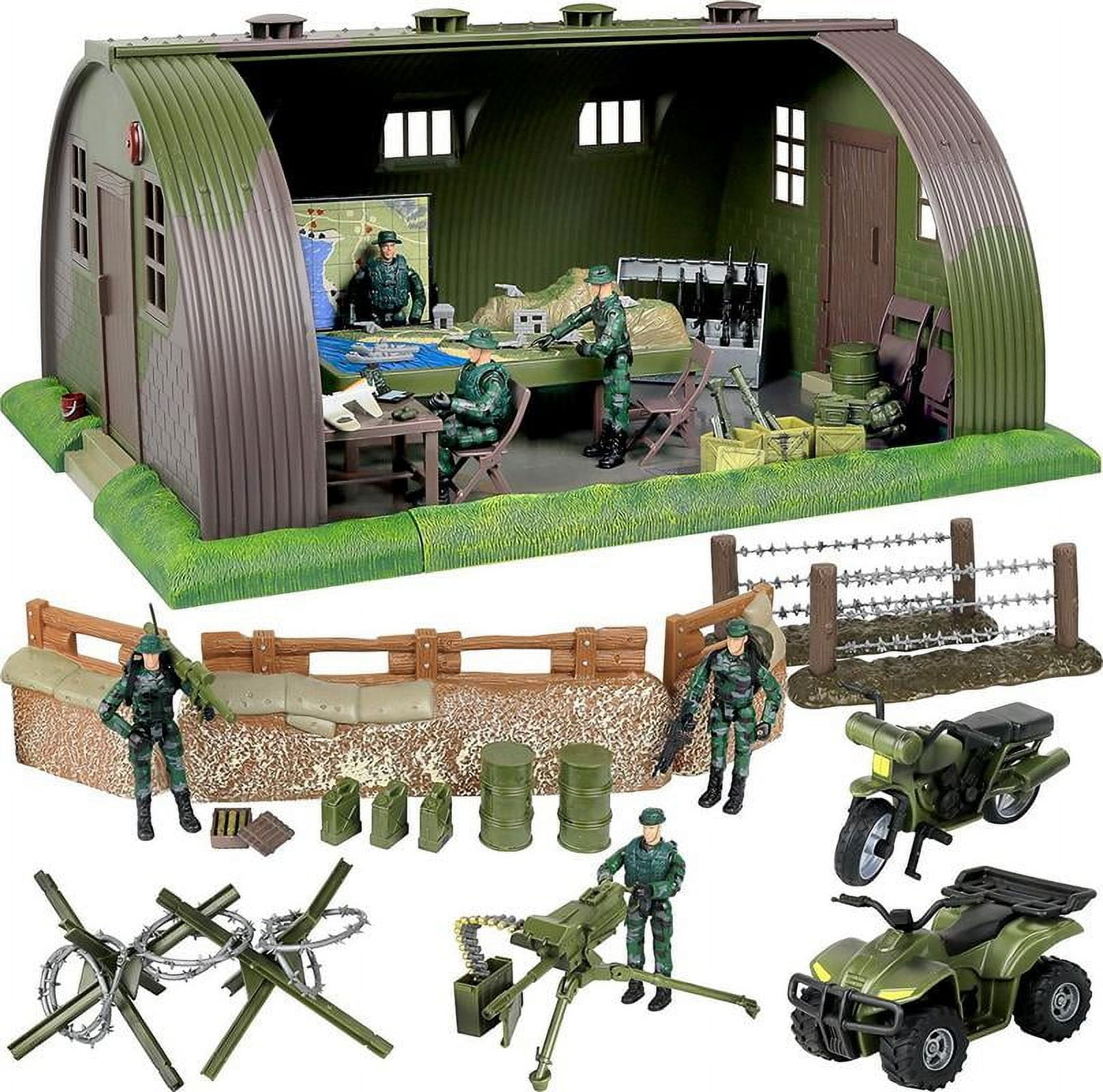 Mega Military Army Base Play Set with Accessories Palestine Ubuy