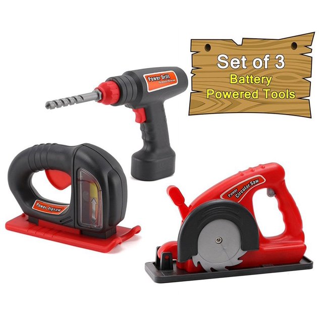 Click N Play Pretend Play Power Tool Combo Toy Set