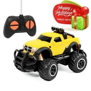 Click N Play RC Remote Control Car, Mini Pickup Truck, Rock Crawler Radio Control Vehicle.
