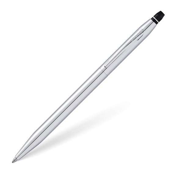 Cross Click™ Polished Chrome with black appointments Rollerball Pen