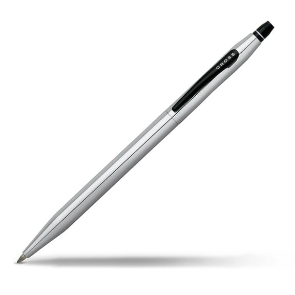 Cross Click™ Polished Chrome with black appointments Rollerball Pen
