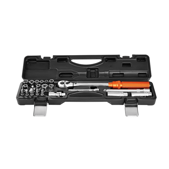 Click Torque Wrench Set 3/8 Inch Drive 5-60 Nm, High Precision Calibration