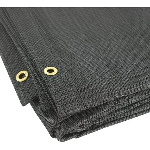 Click image to open expanded view NATIONAL STANDARD Heavy Duty Black Knitted Mesh Tarp with Grommets 60-70% Shade Use for Shade, Green House, Garden, Canopy, Pools, Dump Truck (10 Ft x 16 Ft.)
