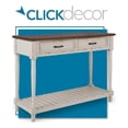 thumbnail image 1 of ClickDecor Baker Console Table Antique White, 1 of 16