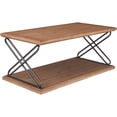 thumbnail image 1 of ClickDecor Brooks Coffee Table Brown, 1 of 10