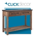 thumbnail image 1 of ClickDecor Eugene Console Table Brown, 1 of 11