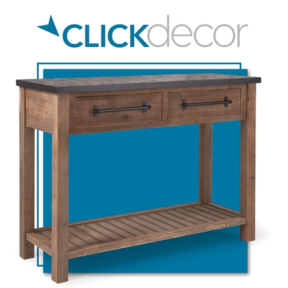ClickDecor Eugene Console Table Brown