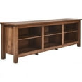 thumbnail image 1 of ClickDecor Manufactured Wood 70" TV Stand Rustic Oak, 1 of 12