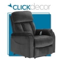 thumbnail image 1 of ClickDecor Samson Power Lift Recliner Chair Dark Gray, 1 of 5