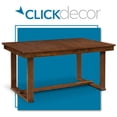 thumbnail image 1 of ClickDecor Wesley Extendable Dining Table Brown, 1 of 8