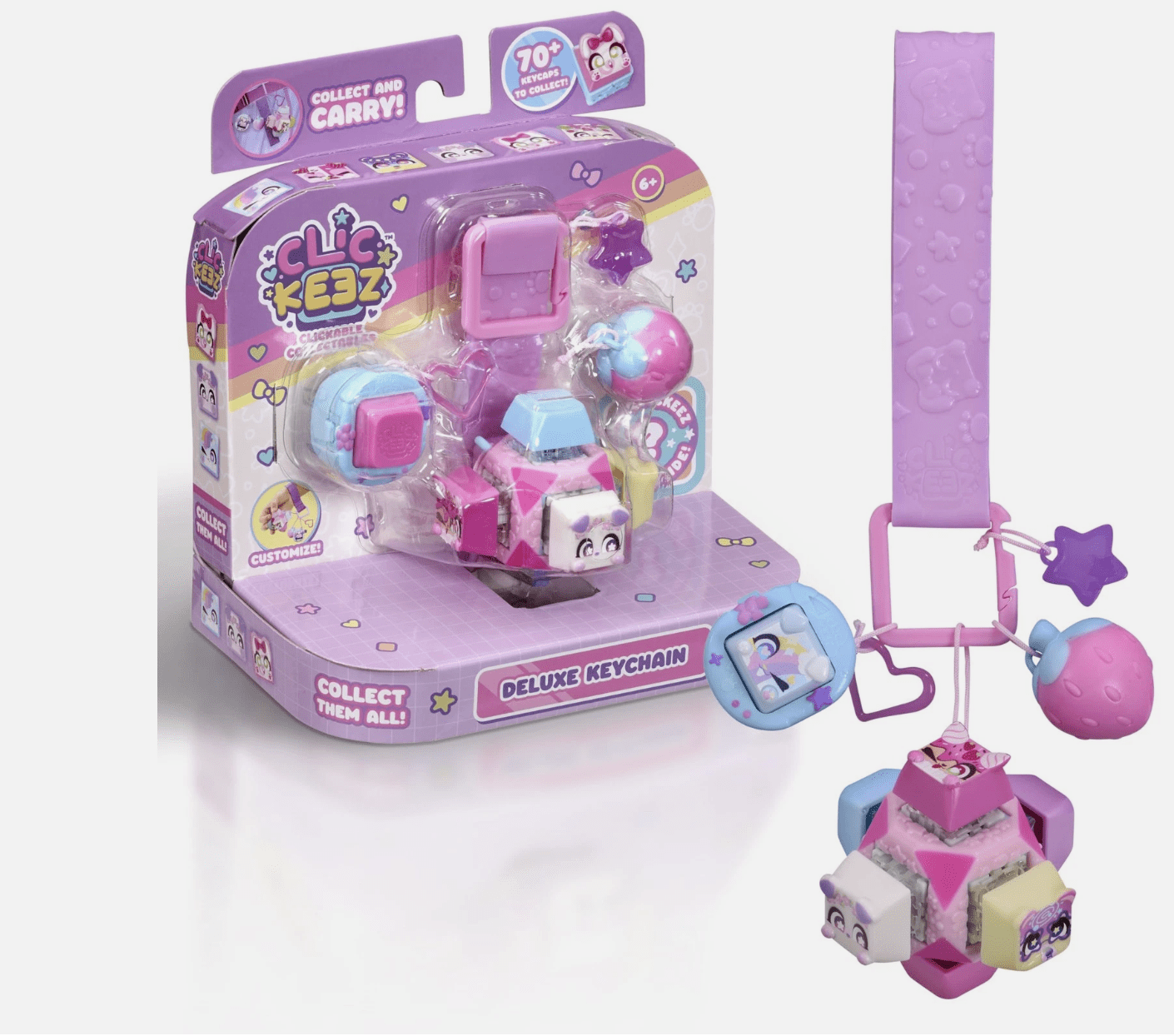 Clickeez™ Deluxe Keychain Fidget Cube Series 1