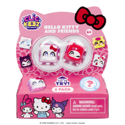 Clickeez Series 1 Hello Kitty 3-Pack, 3 Collectible Character Keyboard Keys Click and Clack, Create Your Own Keychain, Ages 6+
