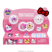 Clickeez Series 1 Hello Kitty & Friends 7-Pack, 7 Collectible Character Keyboard Keys Click and Clack, Create Your Own Keychain, Ages 6+