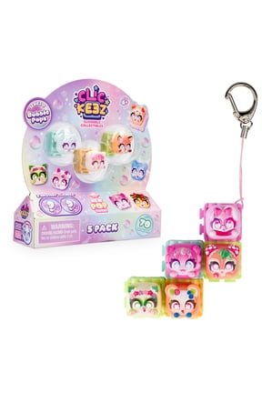 Series 3 5-Pack, 5 Collectible Character Keyboard Keys Click and Clack, Create Your Own Keychain, Ages 6+