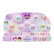 Clickeez Series 3 12-Pack, 12 Collectible Character Keyboard Keys Click and Clack, Create 2 Keychains, Ages 6+