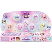 Clickeez Series 3 Bubble Pops Clickable Collectibles New Pop Click! Collectible Character Keychain, 12 Collectible Character Keyboard Keys, 12-Pack