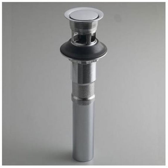 Clicker 1.25" Pop Up Bathroom Sink Drain - Configuration: Without Overflow, Finish: Vibrant Moderne Brushed Gold