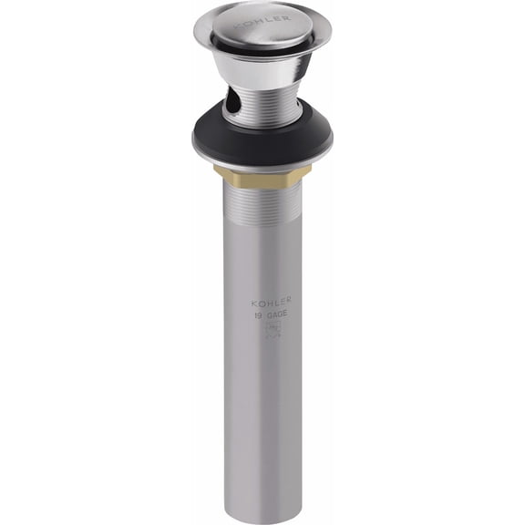 Clicker Drain with Overflow - Pack of 2  Standard US Plumbing Rough-In, Drop-In Replacement