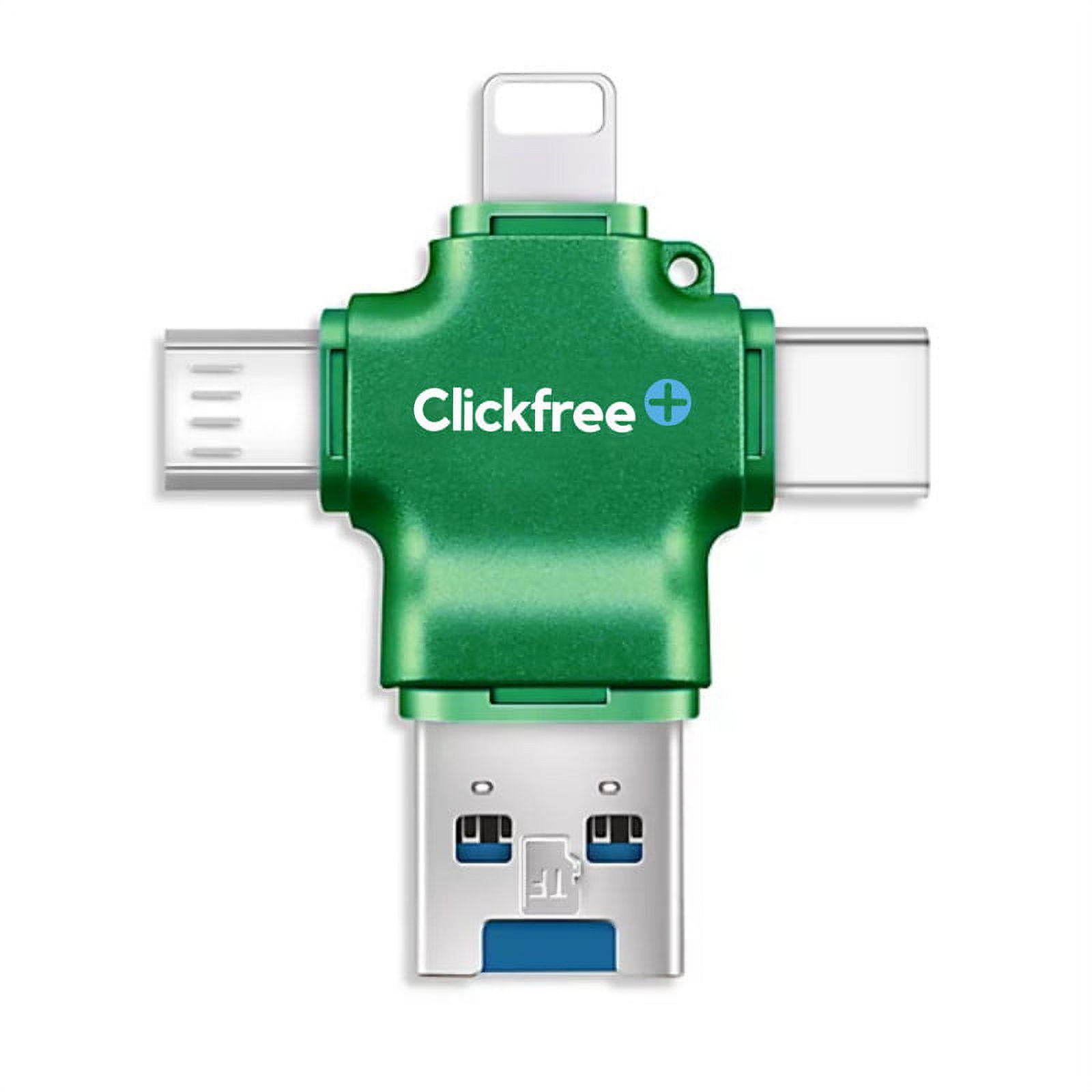 Clickfree™ 512GB USB Photo and Video Saver for Phone/Pad/Mac/PC 