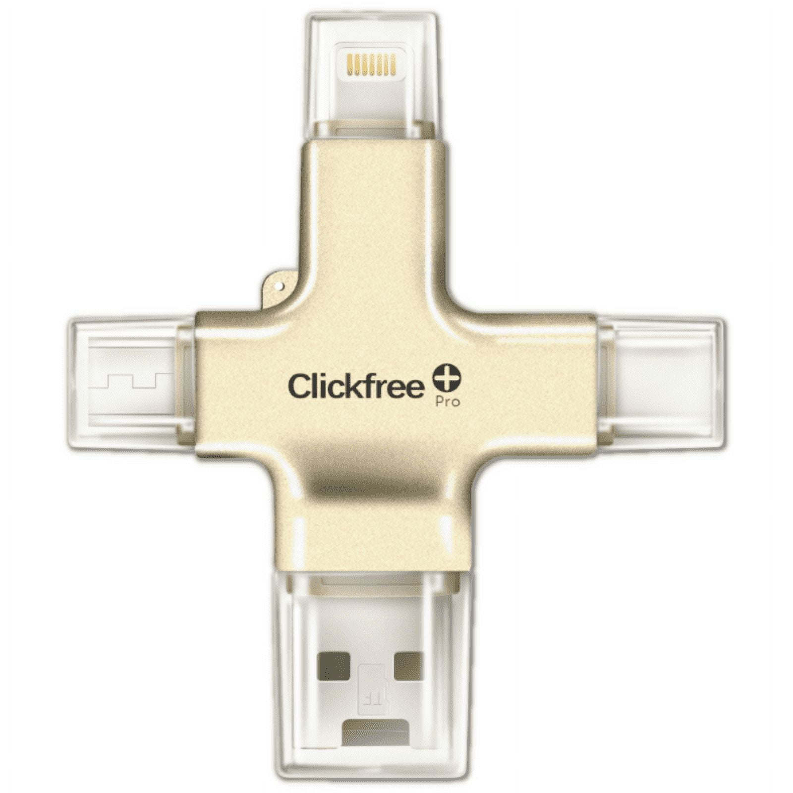  Clickfree™ PRO USB 3.0 MFi-Certified Photo and Video