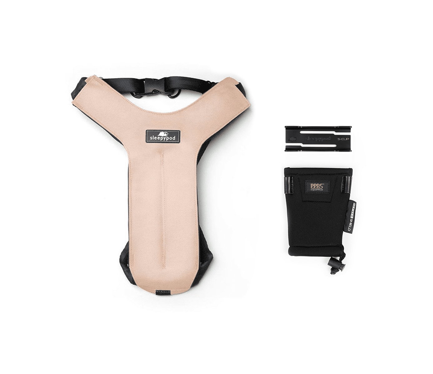 Clickit Sport Plus — Crash-Tested and Safety Certified Car Seat Belt Harness for Dogs — Small, First Blush