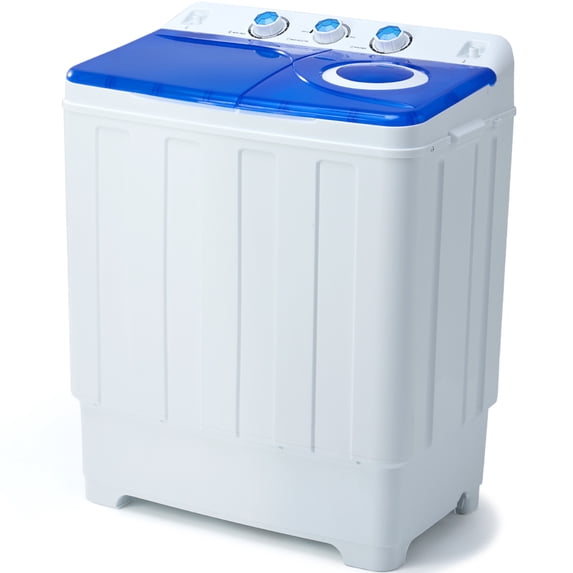 Compact Drop Washing Clickoods 28lbs Portable Washing Machine Twin Tub, Compact Washer with ...