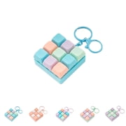 Clicky Keyboard Fidget,Keyboard Fidget Toy,9-in-1 Keyboards Fidgets Keychain Toy, Finger Clicker Button Decompression Gifts, Portable Fidgets Clicker