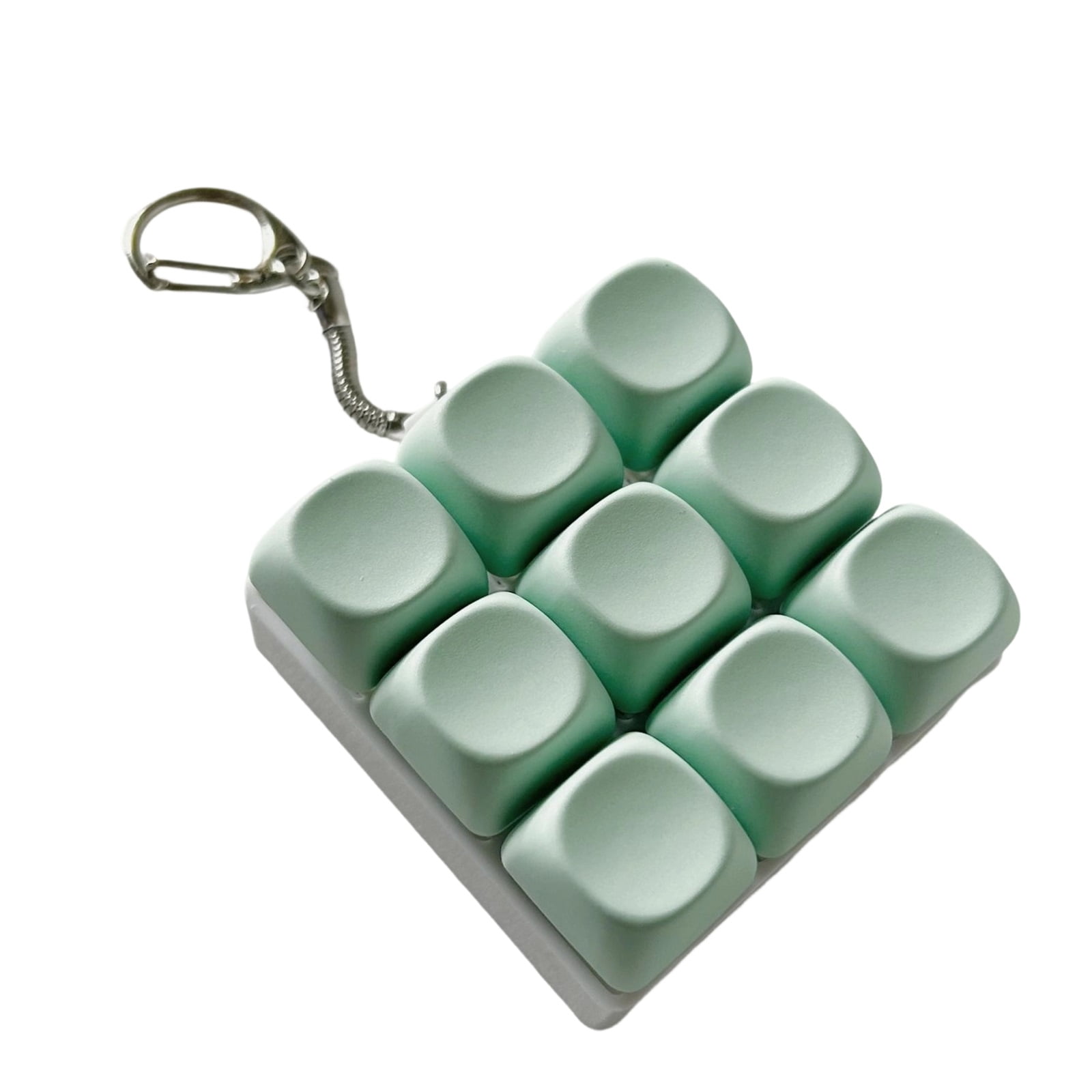 Clicky Squeeze Playset, Keyboard Squeeze Keychain, 3X2 In, Mint Green ...