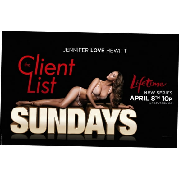 Client List The Poster 12x16 Print on Metal Sign 12in x 16in Multi-Color Square Adults Best Posters