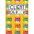 thumbnail image 1 of Client Log Book : Cute Colorful Animal Cat Pattern in Yellow Cover Gift (Paperback), 1 of 1
