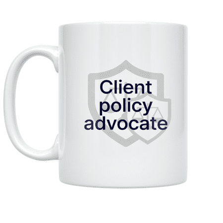 Client Policy Advocate Design - Customer Success Manager - 11 oz Ceramic Coffee Mug