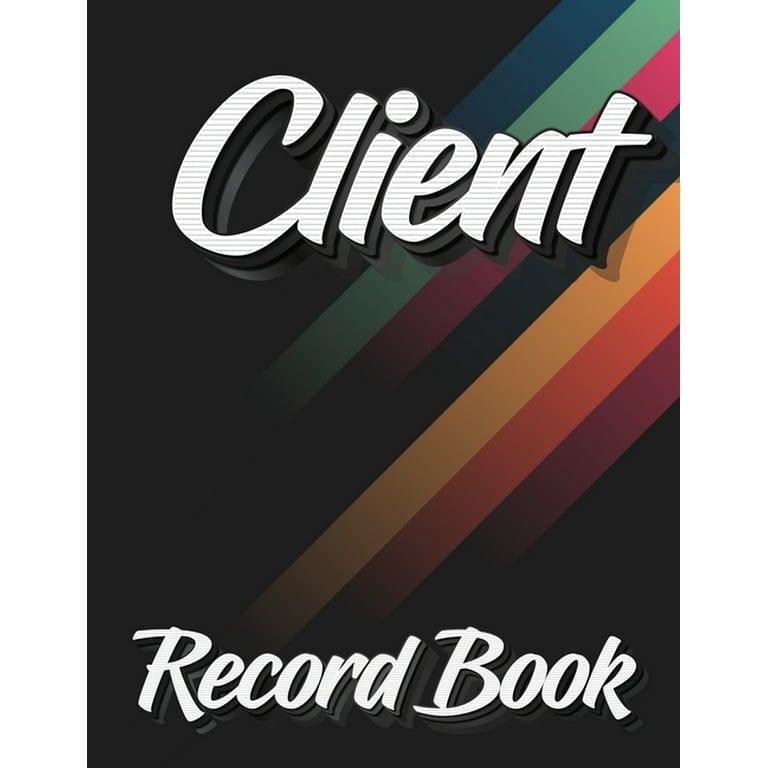 Client Record Book: 120 Customers Full Page, New And Improved