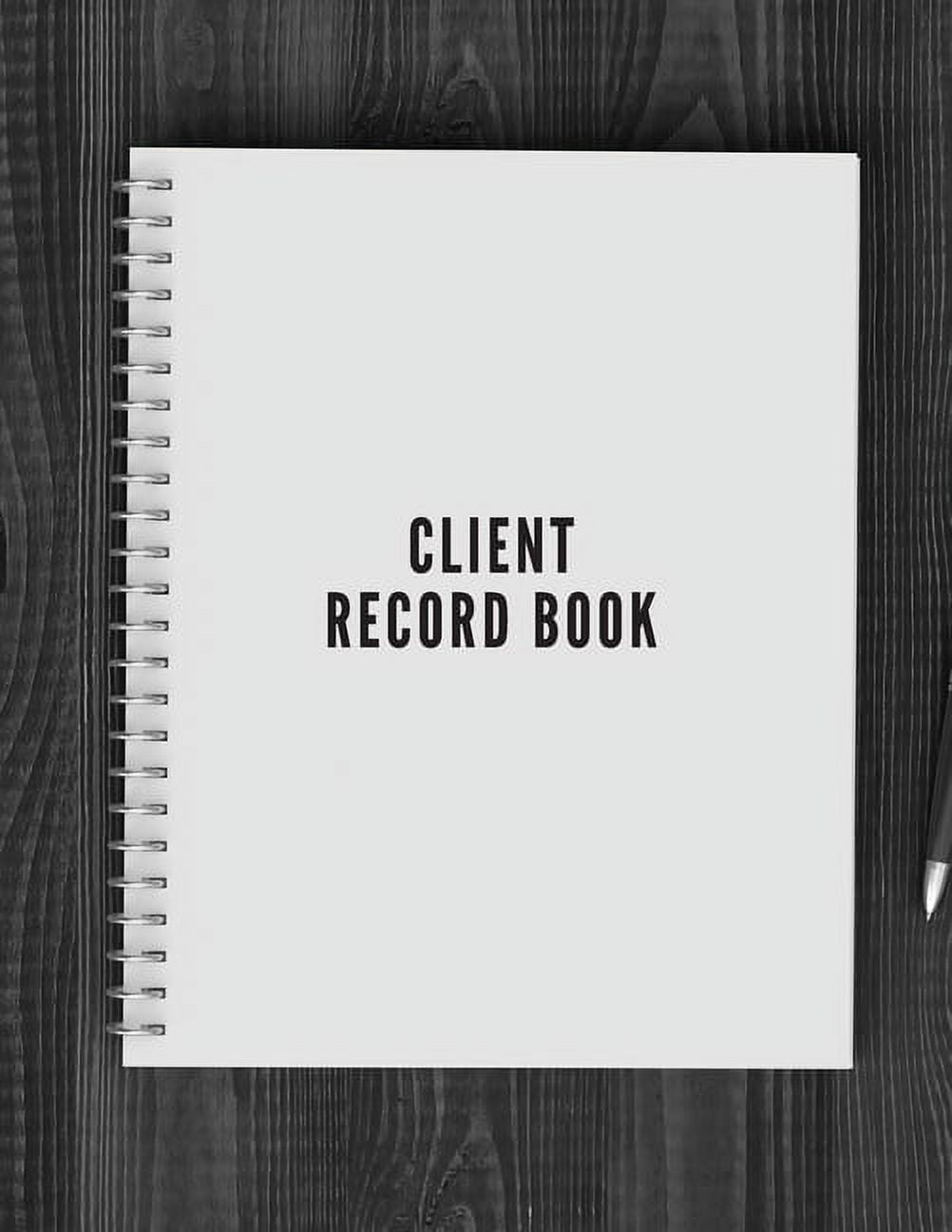 Client Record Book Smart Alphabetical Client Tracker Professional