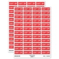 thumbnail image 1 of Client's Copy Sticker Set - Red - Matte Finish - 1.25" Mini, 1 of 7