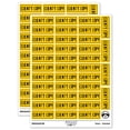 thumbnail image 1 of Client's Copy Sticker Set - Yellow - Matte Finish - 1.5" Small, 1 of 7