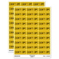 thumbnail image 1 of Client's Copy Sticker Set - Yellow - Matte Finish - 1.75" Medium, 1 of 7