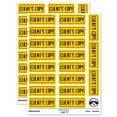 thumbnail image 1 of Client's Copy Sticker Set - Yellow - Matte Finish - 2.00" Large, 1 of 7