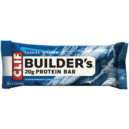 Clif Bar Builder's Protein, 2.4 oz bars, Cookies 'n Cream 12 bars