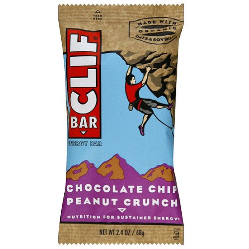 Clif Bar Chocolate Chip Peanut Crunch Energy Bar, 2.4 oz. (Pack of 12