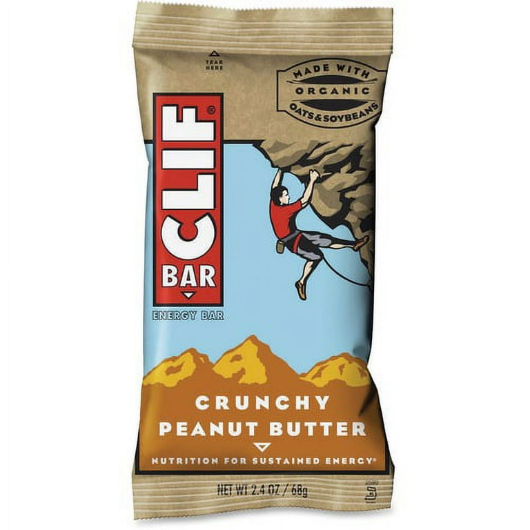 Energy Bar, Crunchy Peanut Butter, 2.4 oz, 12/Box Energy Bar, Crunchy Peanut Butter, 2.4 oz, 12/Box