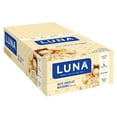 thumbnail image 1 of LUNA Bar - White DHF10&nbsp;Chocolate Macadamia Flavor - Gluten-Free - Non-GMO - 7-9g Protein - Made with Organic Oats - Low Glycemic - Whole Nutrition Snack Bars - 1.69 oz. (15 Count), 1 of 3
