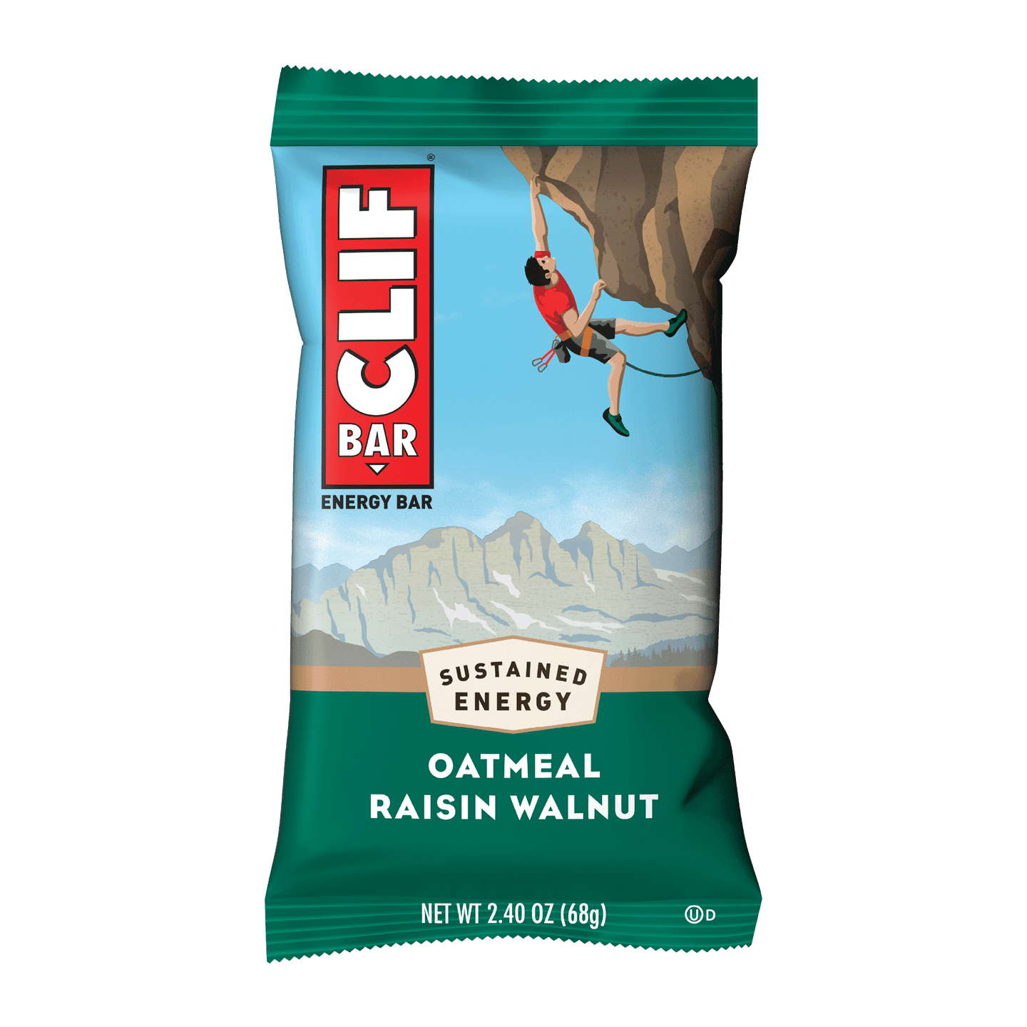 Clif Bar NonGMO Energy Bars Oatmeal Raisin Walnut 6 Bars Pack of 2
