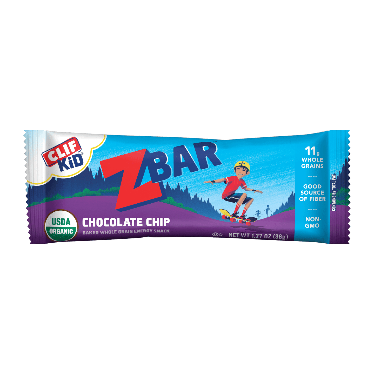 Clif Bar Organic Kid ZBar Chocolate Chip 24 Bars Pack of 3